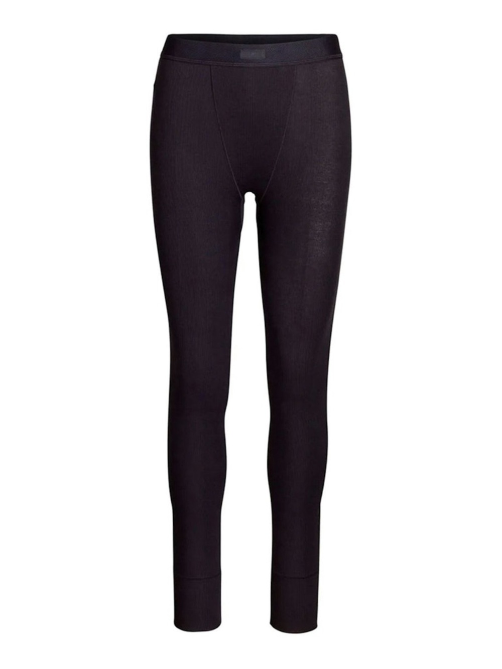 SKIMS Cotton Rib Legging - Soot Black High Waisted Tights
